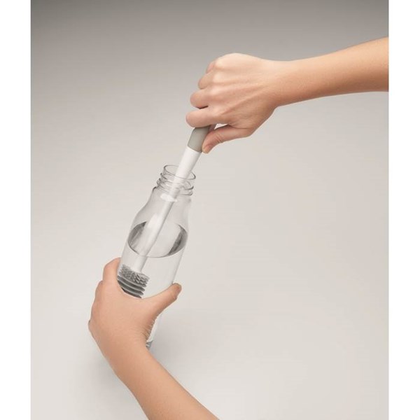 Obrázky: Kartáč na čištění lahví bílo šedý, Obrázek 5