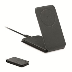 Zobrazit detaily pro Černá skládací bezdrátová magnetická nabíječka 15W Obrázky: Černá skládací bezdrátová magnetická nabíječka 15W