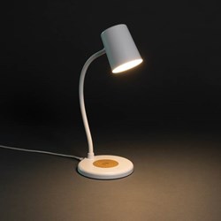 Zobrazit detaily pro Stolní lampa Zenara 15W bezdr. nabíjením,RCS plast Obrázky: Stolní lampa Zenara 15W bezdr. nabíjením,RCS plast