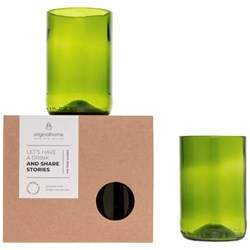 Zobrazit detaily pro Sada recykl. zelených skleniček 280ml Obrázky: Sada recykl. zelených skleniček 280ml