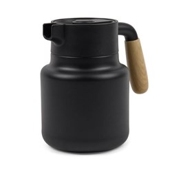 Zobrazit detaily pro Termo džbán 1,2L recykl. nerez, PP rukojeť , černá Obrázky: Termo džbán 1,2L recykl. nerez, PP rukojeť , černá