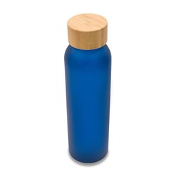 Zobrazit detaily pro Skleněná láhev 500 ml se satén. povrchem, tm. modrá Obrázky: Skleněná láhev 500 ml se satén. povrchem, tm. modrá