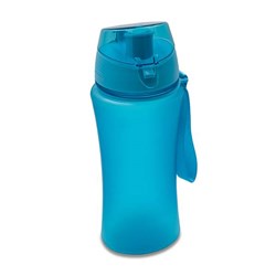 Zobrazit detaily pro Modrá láhev z tritanu 480 ml s poutkem a víčkem Obrázky: Modrá láhev z tritanu 480 ml s poutkem a víčkem