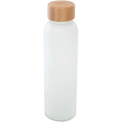 Zobrazit detaily pro Matná skleněná láhev 500 ml, bílá Obrázky: Matná skleněná láhev 500 ml, bílá