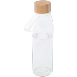 Zobrazit detaily pro Skleněná láhev na vodu 500ml se silikonovou rukojetí, průhledná Obrázky: Skleněná láhev na vodu 500ml se silikonovou rukojetí, průhledná
