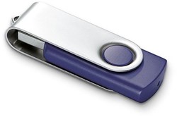 Zobrazit detaily pro Twister Techmate modro-stříbrný USB disk 64GB Obrázky: Twister Techmate modro-stříbrný USB disk 64GB