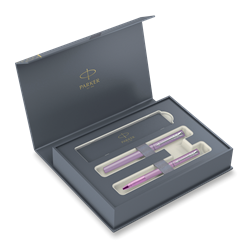 Zobrazit detaily pro PP + RB PARKER Vector XL Lilac + DUO box Obrázky: PP + RB PARKER Vector XL Lilac + DUO box