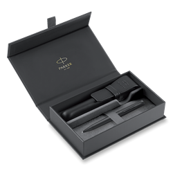Zobrazit detaily pro KP PARKER Ingenuity Black BT+ černé kožené pouzdro Obrázky: KP PARKER Ingenuity Black BT+ černé kožené pouzdro